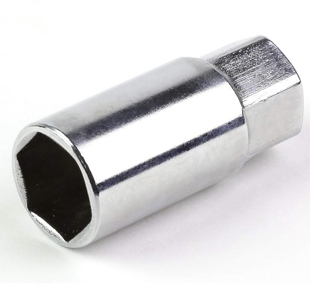 20Pcs M12 x 1.5 Aluminum Alloy Open End Wheel Lug Nuts w/Deep Drive Extension, 20mm OD/60mm H, Gun Metal