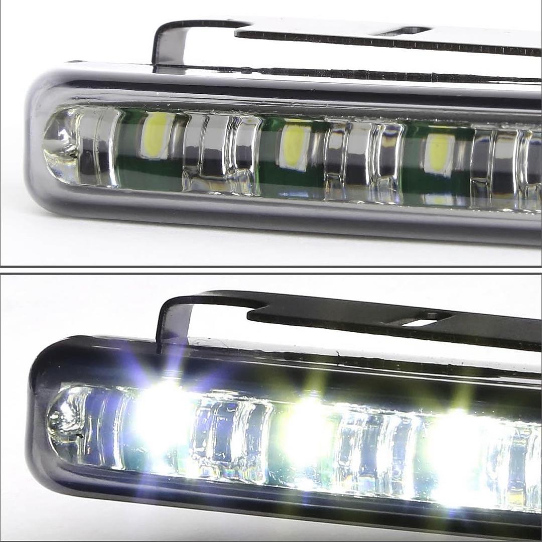 6.25" 8 White LED Silm Daytime Running Fog Light