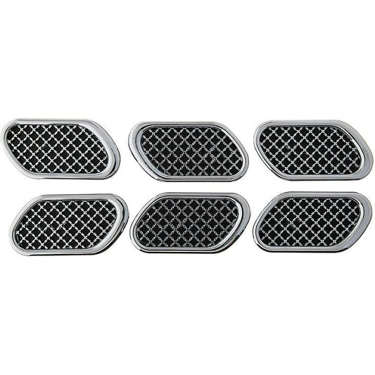 Pilot Automotive Chrome Pilot CZ-256 Sport Mesh Fender Port Body Accents