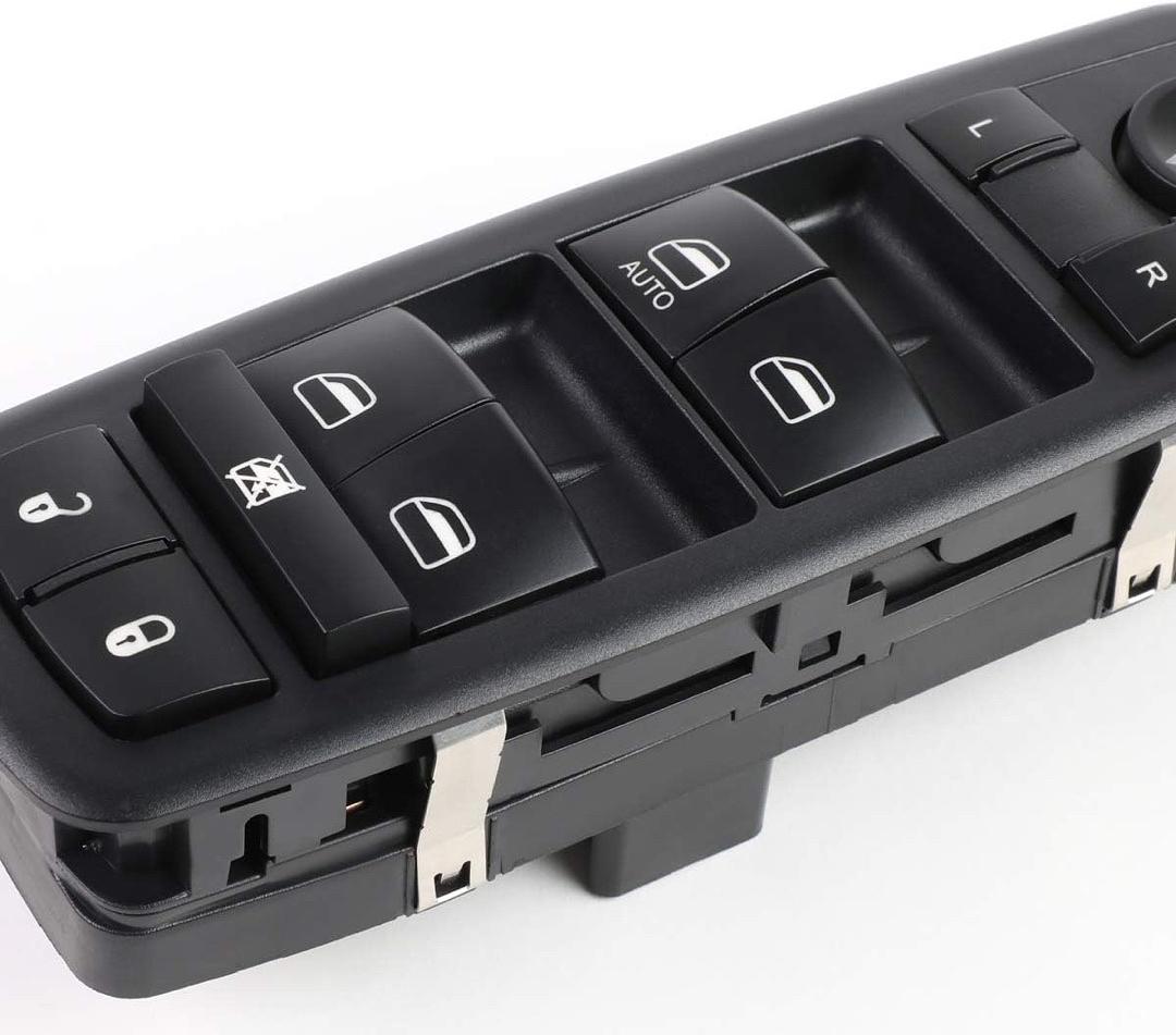DODGE JOURNEY 2009-2010 DODGE NITRO 2007-2011 JEEP LIBERTY 2008-2012 Factory Style Driver Side Master Power Window Lifter Switch, Black