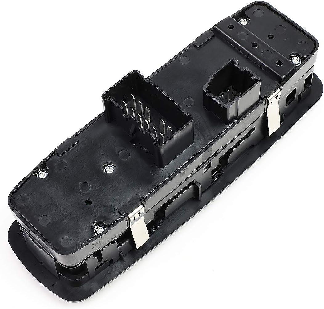 DODGE JOURNEY 2009-2010 DODGE NITRO 2007-2011 JEEP LIBERTY 2008-2012 Factory Style Driver Side Master Power Window Lifter Switch, Black
