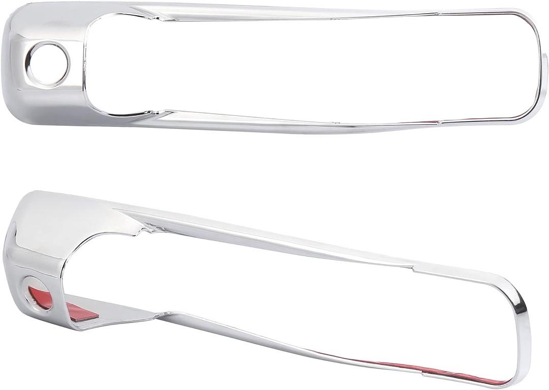 47-126-4 10-18 Dodge for Ram 1500 2500 3500 06-18 Jeep Grand Cherokee 4pcs Chrome Plated ABS Exterior Side Door Handle Covers