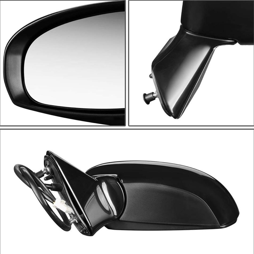Factory Style Powered+Heated Left Side View Door Mirror Compatible with 09-12 Toyota Venza
