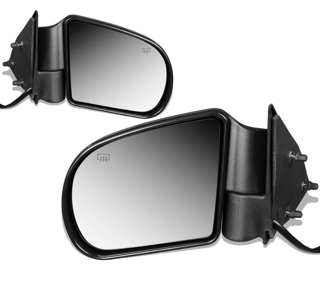 GM1321192 Pair OE Style Powered+Heated Side View Door Mirror Compatible with S10 Pickup Sonoma 98-04
