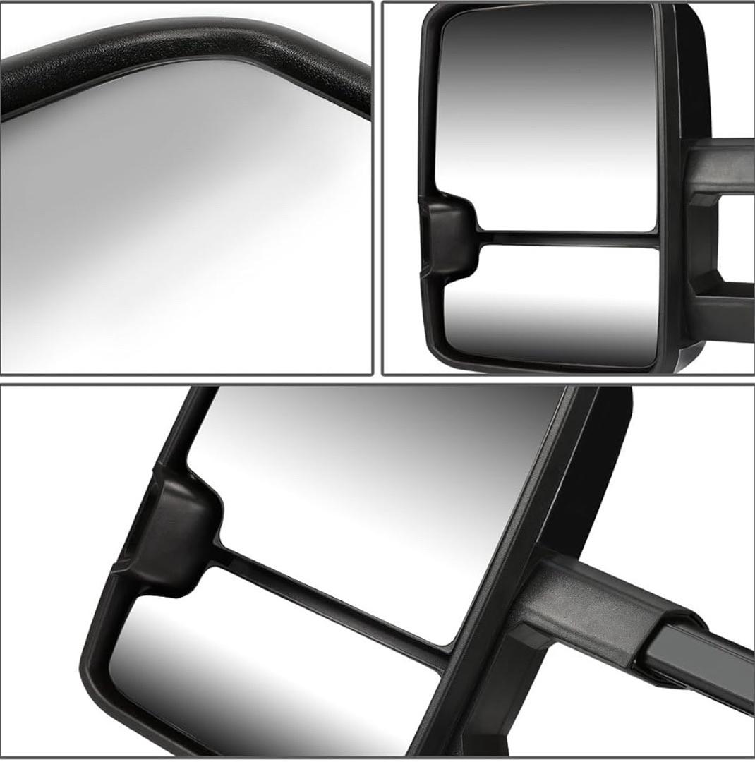 Powered Towing Mirror W/LED Smoked Turn Signal Compatible With 88-98 C/K 1500, 88-00 C/K 2500/K3500, Left Side IN PERSON ONLY