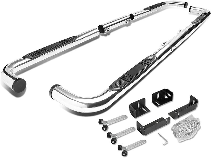 00-11 Suburban/Tahoe/Yukon 1500 2500 Chrome 3" Side Step Nerf Bar Running Board Replacement