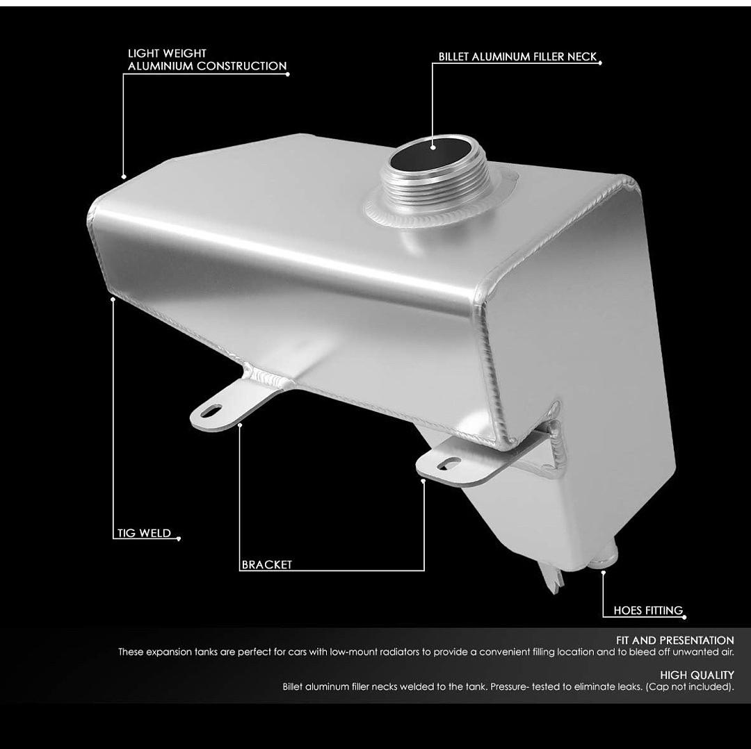 Aluminum Coolant Expansion Overflow Tank [Compatible with 10-13 FORD MUSTANG]