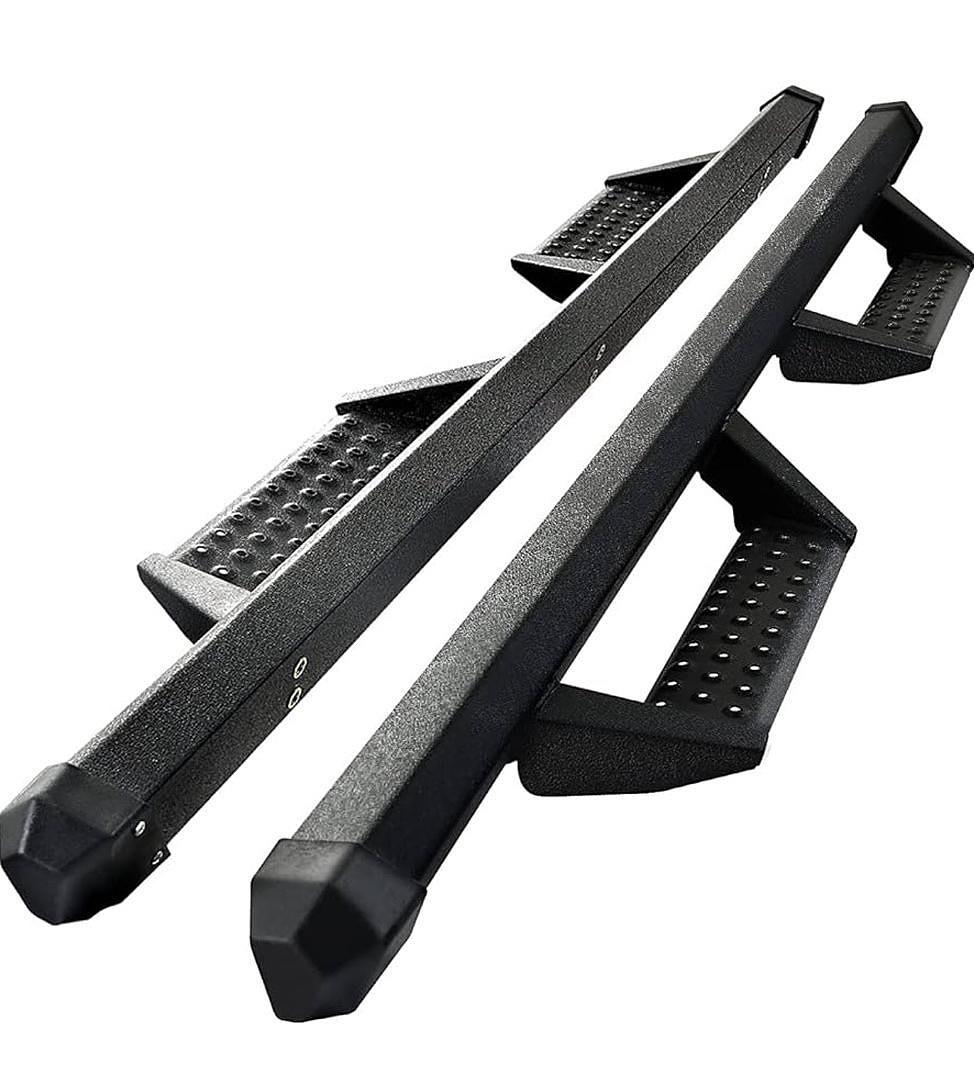 09-18 Dodge Ram crew cab black off road powder coat running boards estribos