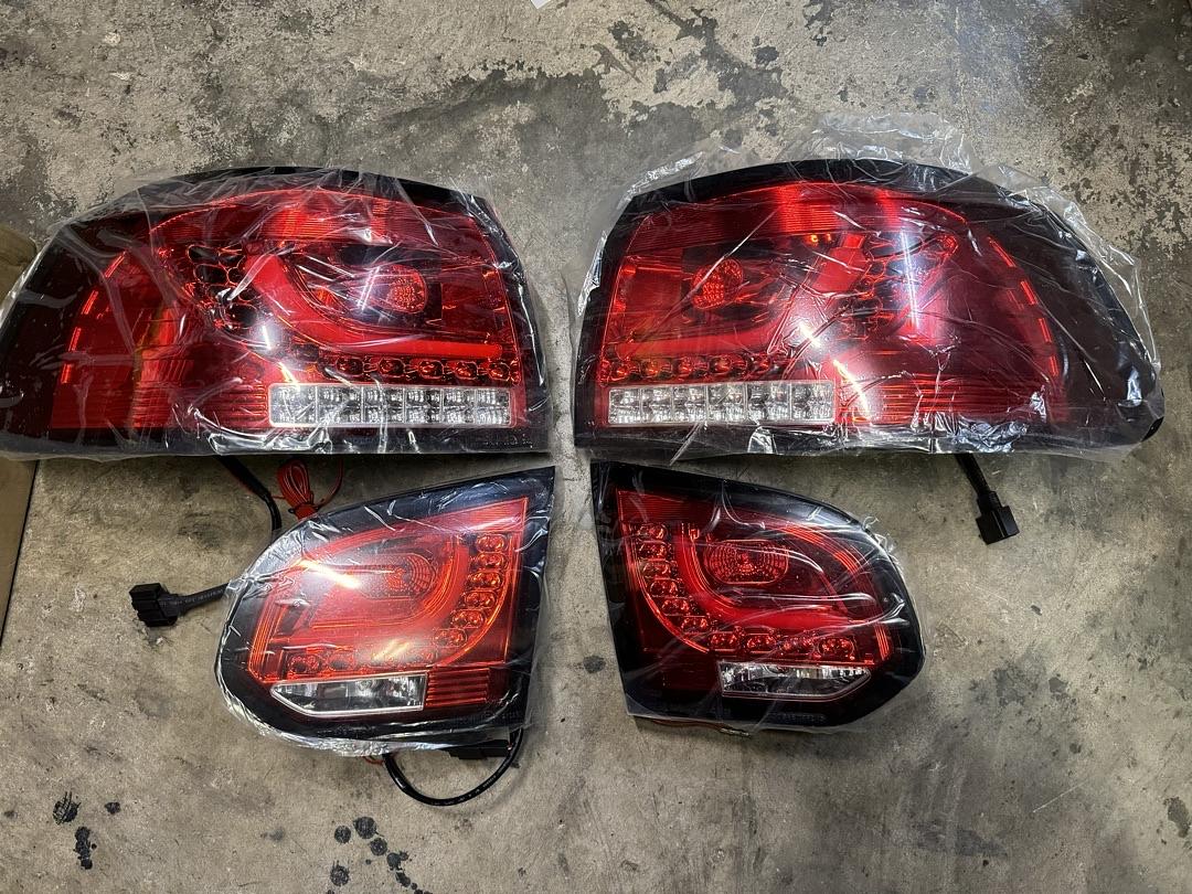 LED 3D Tail Light Assembly Driver & Passenger Side [Compatible with 10-14 VW Golf Hatchback]