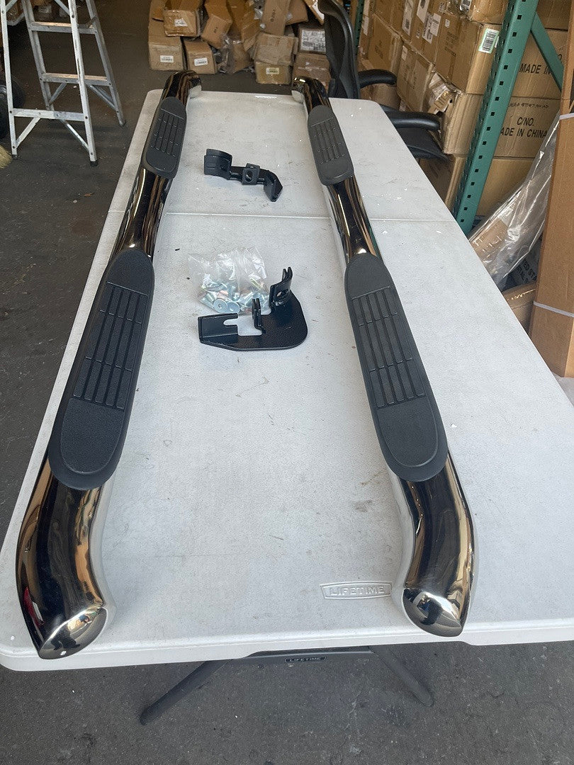 15-20 CHEVY COLORADO GMC CANYON Extended CAB 3in Chrome NERF BAR RUNNING BOARDS