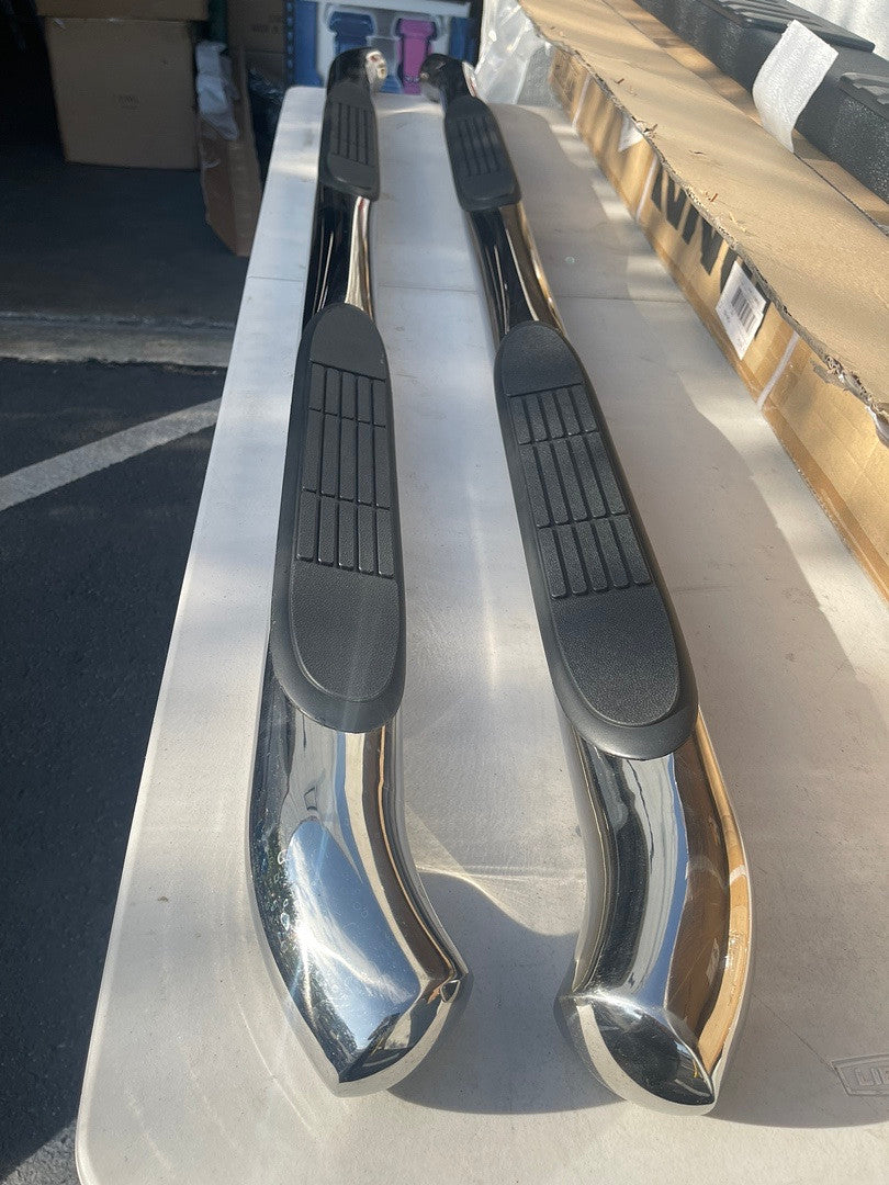 15-20 CHEVY COLORADO GMC CANYON Extended CAB 3in Chrome NERF BAR RUNNING BOARDS