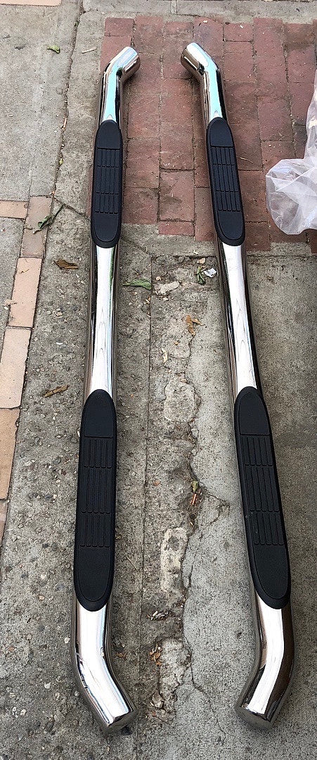15-20 CHEVY COLORADO GMC CANYON Extended CAB 3in Chrome NERF BAR RUNNING BOARDS
