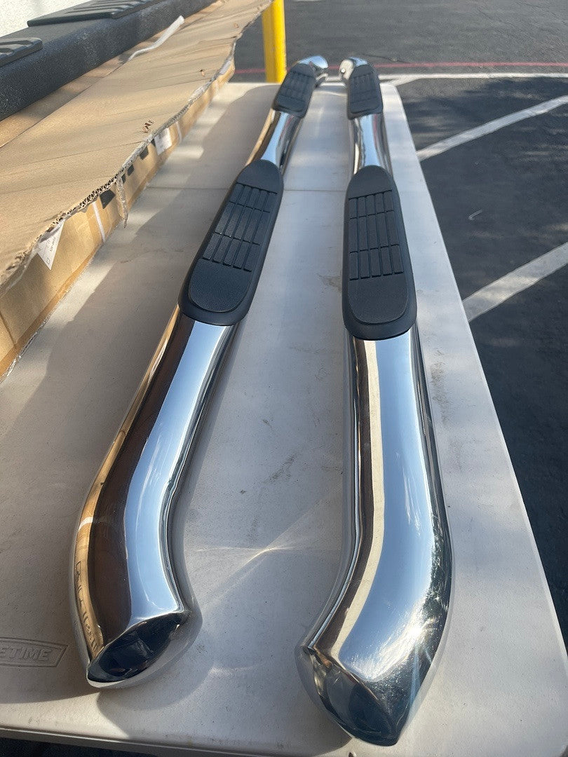 15-20 CHEVY COLORADO GMC CANYON Extended CAB 3in Chrome NERF BAR RUNNING BOARDS