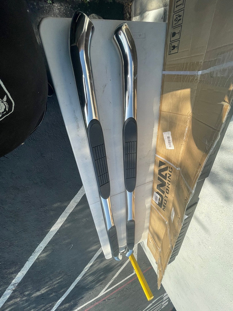 15-20 CHEVY COLORADO GMC CANYON Extended CAB 3in Chrome NERF BAR RUNNING BOARDS