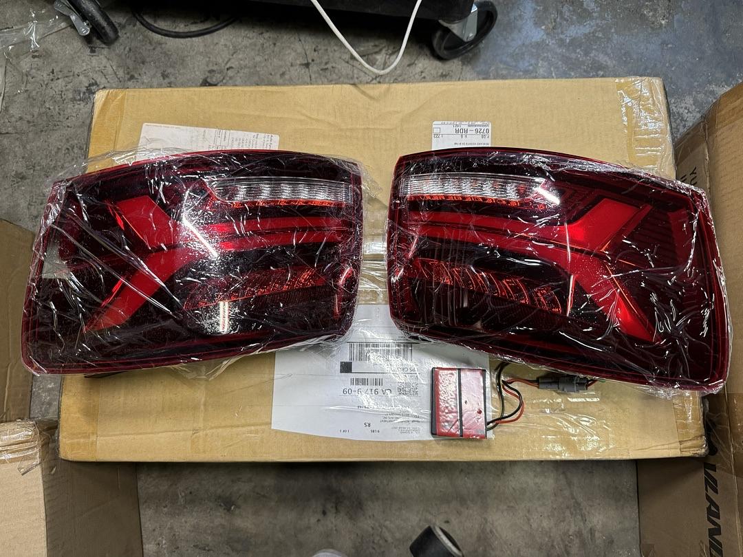 11-14 VW Jetta MK6 3D LED Tube [Sequential Signal] Tail Lights - Red Clear