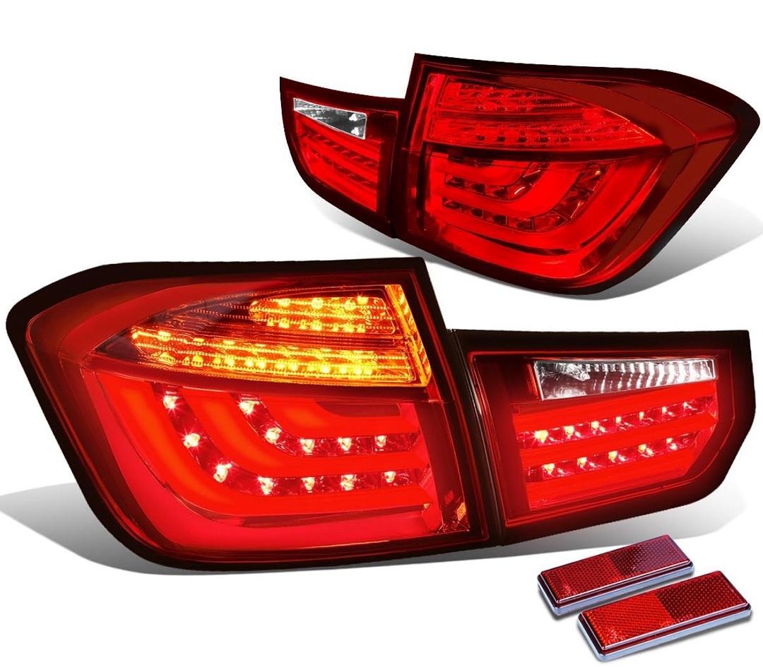 LED 3D Tail Light Assembly Driver & Passenger Side [Compatible with 13-15 BMW 320i / 13-15 320i / 2013 325i / 13-15 328i]