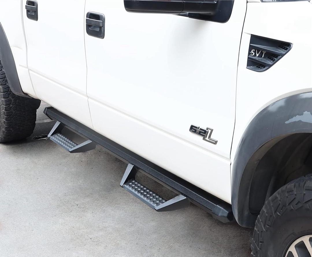 05-24 Nissan frontier Black textured off road running boards crew cab