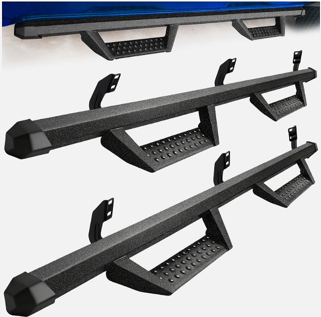 05-24 Nissan frontier Black textured off road running boards crew cab