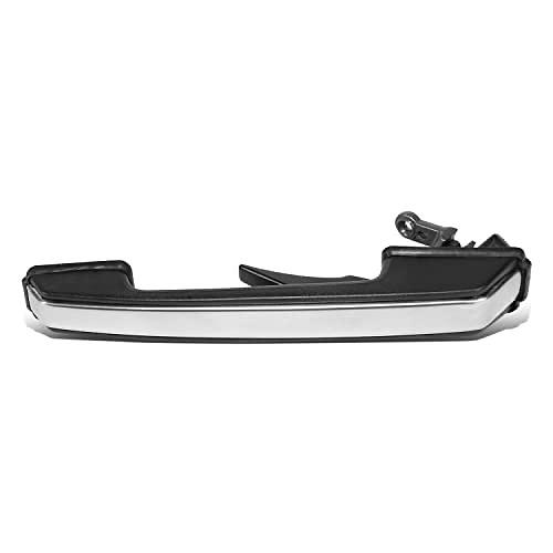 DNA MOTORING OEM-DHO-00188 Front Rear Right Outer Door Handle Compatible with 88-92 Volvo 740/88-90 760/91-95 940/92-94 960, Black/Chrome