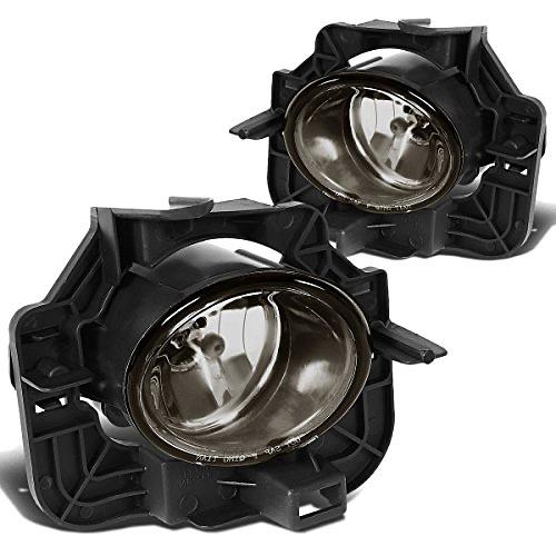 DNA MOTORING FL-NS10004-SM Assembly Fog Light Driver & Passenger Side Enhance visibility [Compatible with 07-09 Nissan Altima 4dr Sedan]