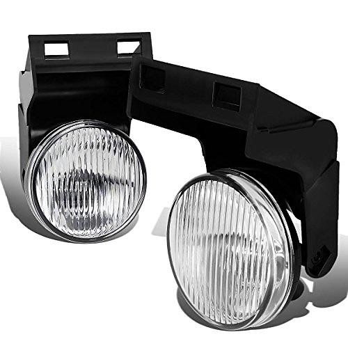 Front Bumper Fog Light Driver & Passenger Side Enhance visibility [Compatible with 94-02 Dodge Ram 1500 2500 3500]