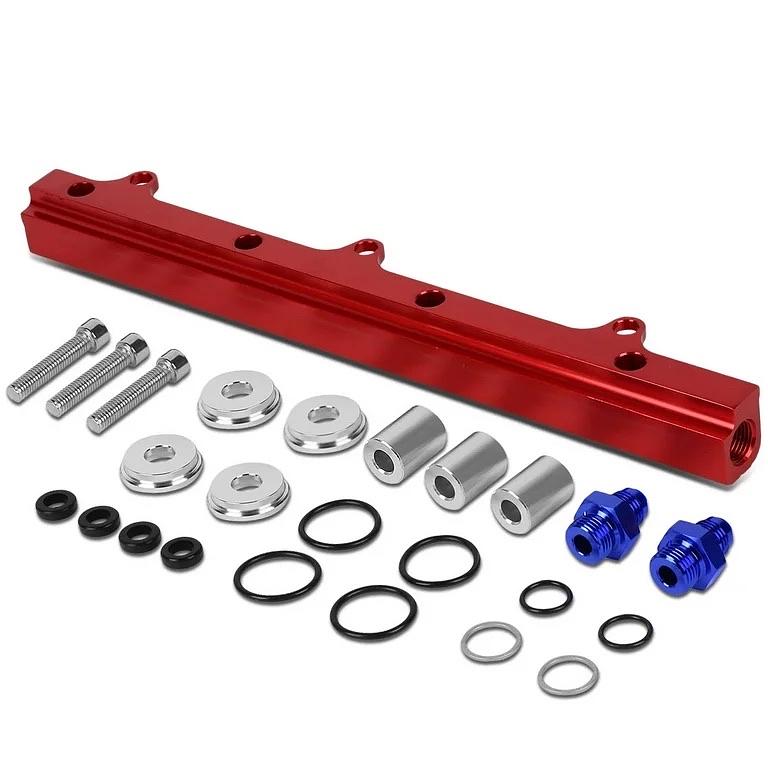 For 1999 to 2000 Integra/Civic Si/Del Sol/CR-V/Prelude Top Feed High Flow Fuel Injector Rail Kit