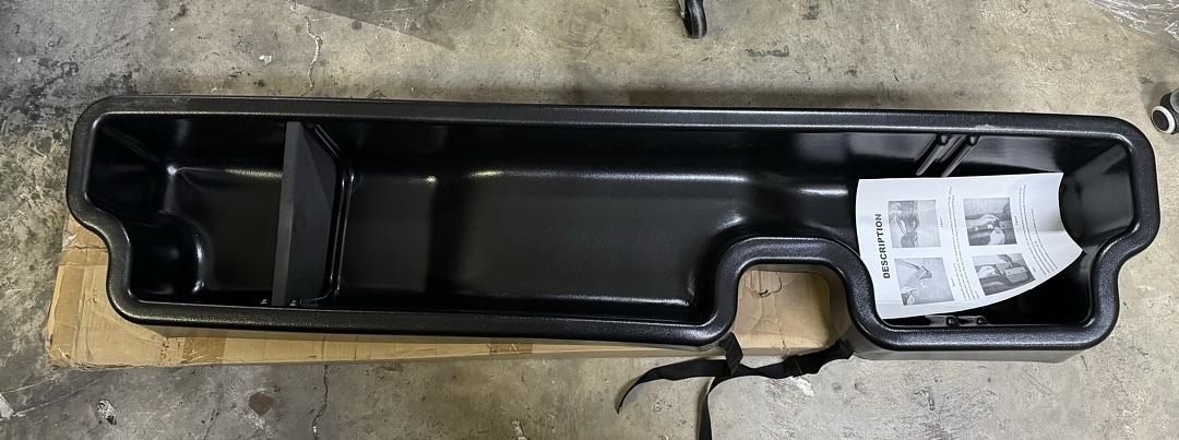 Light Weight Rear Under Seat Cargo Storage Case Organizer Box