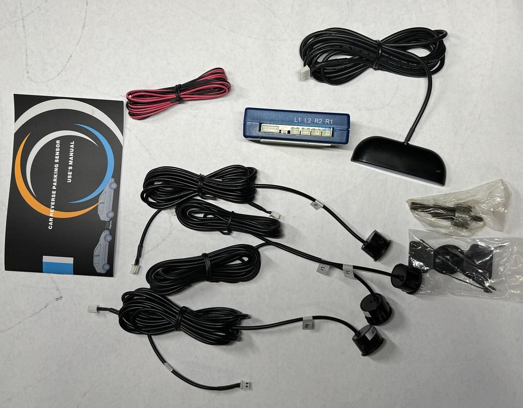 Universal Car Reverse Parking Radar System 4 sensors distance detection