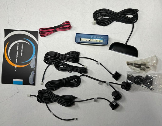 Universal Car Reverse Parking Radar System 4 sensors distance detection