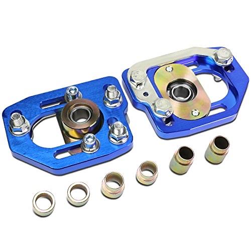 (As Is) CBK-PLT-FM90-BL Front Camber/Caster Plates Blue [for 90-93 Ford Mustang]