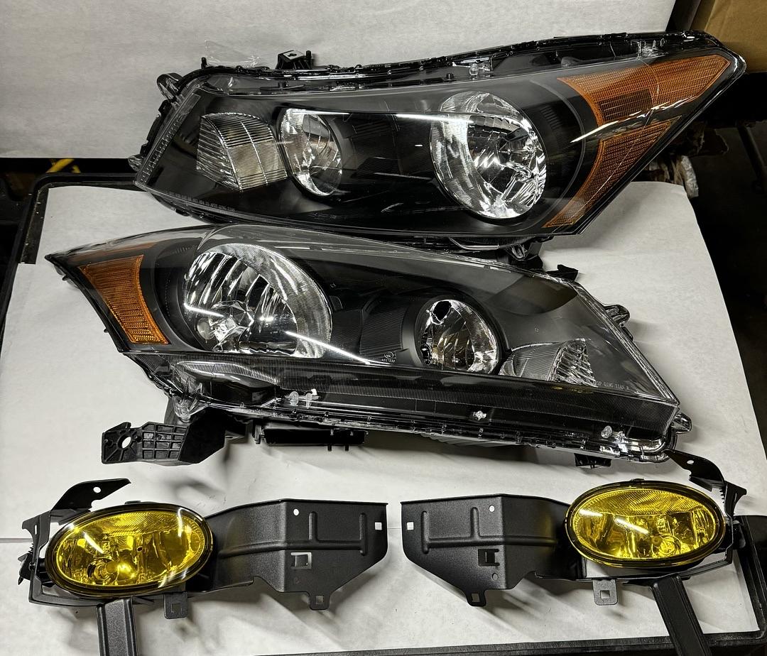 08 09 10 Honda Accord Two door coupe Headlights and Fog lights