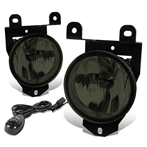DNA MOTORING FL-T039-SM Front Bumper Fog Light Driver & Passenger Side [Compatible with 2006 Escalade / 01-07 C3 Denali / 01-06 Yukon]