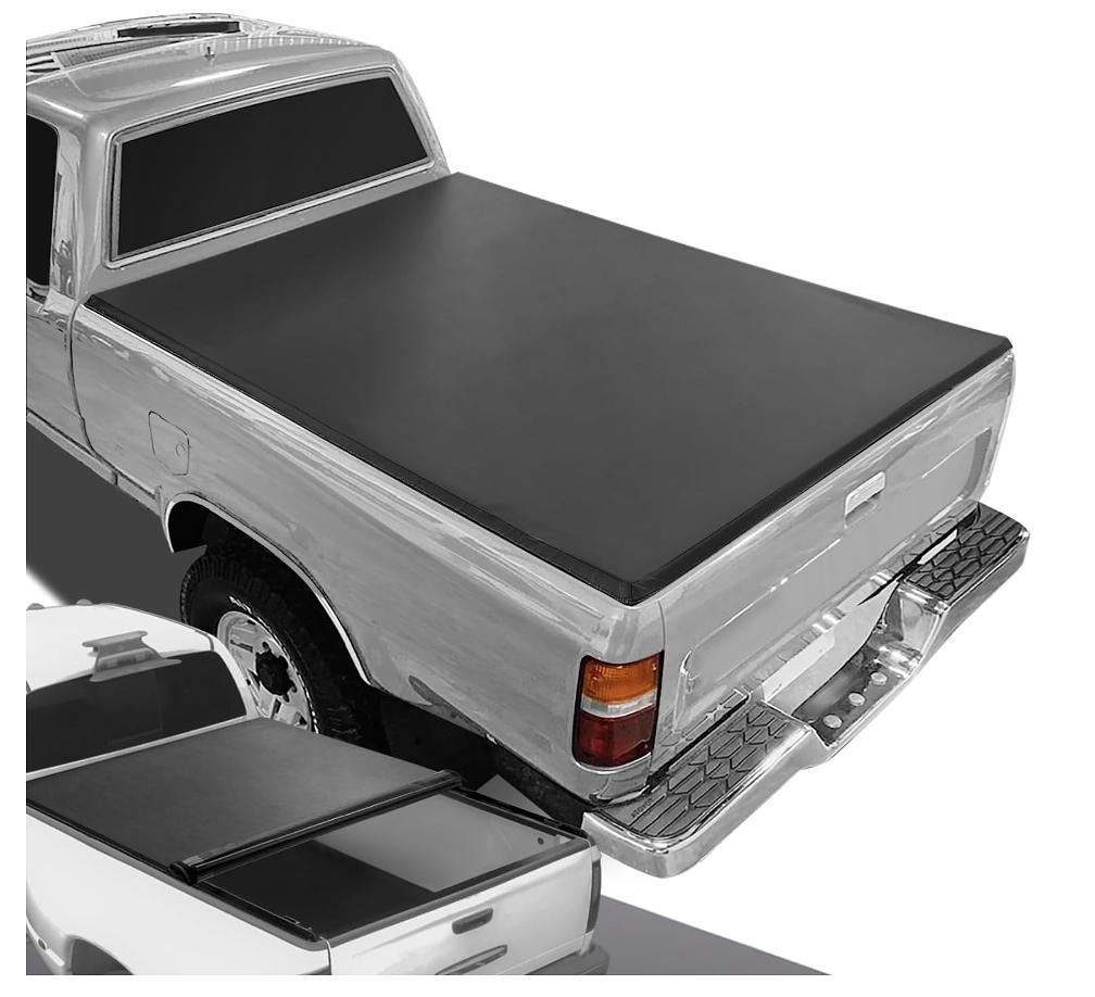 6ft 89-94 Pickup 95-04 Toyota tacoma Truck Bed Top Roll-Up Vinyl Soft Tonneau Cover 6FT 74.5L 60W
