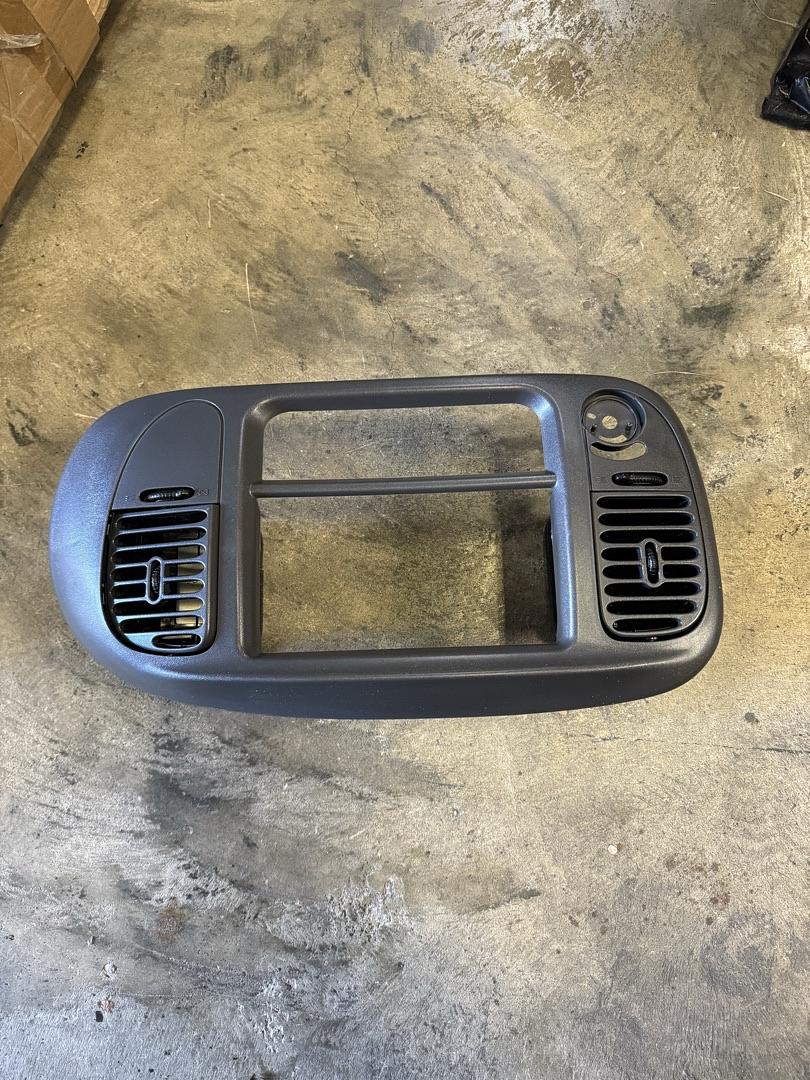 OE Style Dash Panel Bezel Compatible with 97-03 Ford F150 / 04 F150 Heritage / 97-02 Expedition 4WD, Gray, ZTL-Y-0306-GY