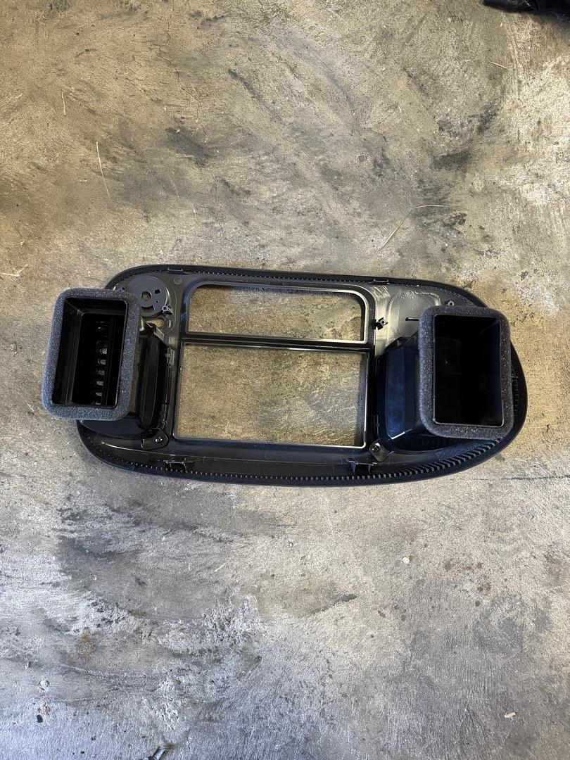 OE Style Dash Panel Bezel Compatible with 97-03 Ford F150 / 04 F150 Heritage / 97-02 Expedition 4WD, Gray, ZTL-Y-0306-GY