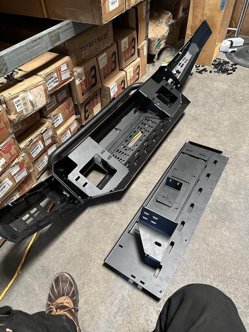 23-24 Ford Super Duty Models Off Road Steel Bumper