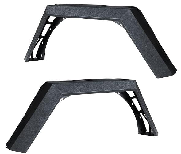 07-18 Jeep Wrangler JK Textured Rear Fender Flares Powder Coated Steel