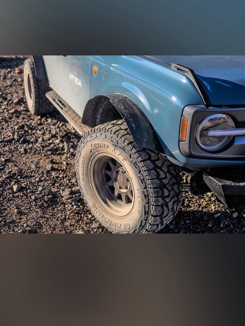 OB ATTFB01H101-BX-F 21-25 Bronco Front Fender Flares Attica 4x4 Terra Series Ford