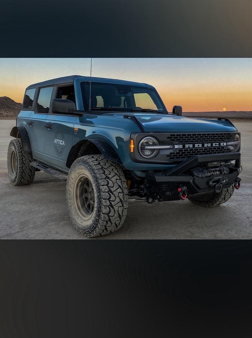 OB ATTFB01H101-BX-F 21-25 Bronco Front Fender Flares Attica 4x4 Terra Series Ford