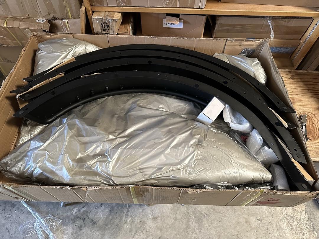 21-24 Black Steel Ford Bronco Wheel Front Rear Fender Flares