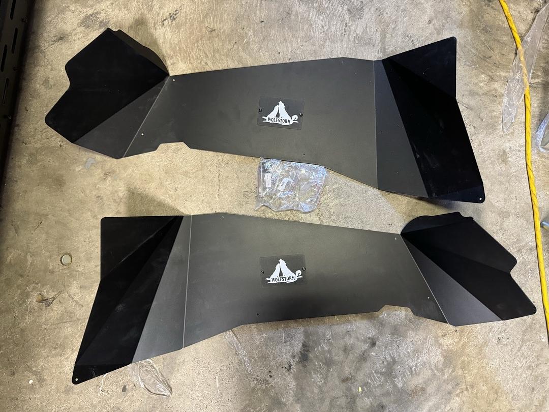 07-18 Jeep Wrangler JK 2/4 Door Rear Steel Inner Fenders Liners 2PC