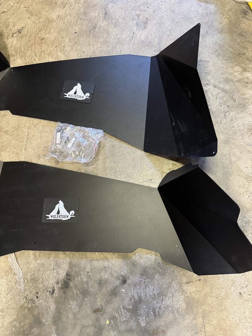 07-18 Jeep Wrangler JK 2/4 Door Rear Steel Inner Fenders Liners 2PC