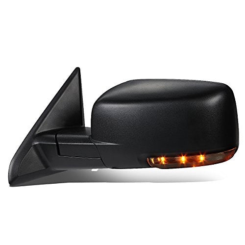 TWM-037-OE-T888-BK-09-16 Dodge Ram 1500 Heated Defroster Mirror with LED Signal / Black