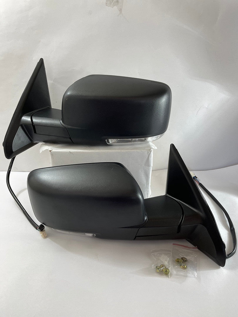 TWM-037-OE-T888-BK-09-16 Dodge Ram 1500 Heated Defroster Mirror with LED Signal / Black