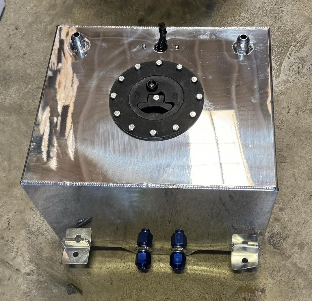 8 Gallons Aluminum Top-Feed Fuel Cell Gas Tank 15" (L) x 12.5" (W) x 10" (H)