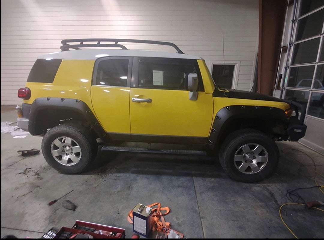 4pcs Pocket-Riveted Design Wheel Fender Flares 2007-2014 FJ Cruiser