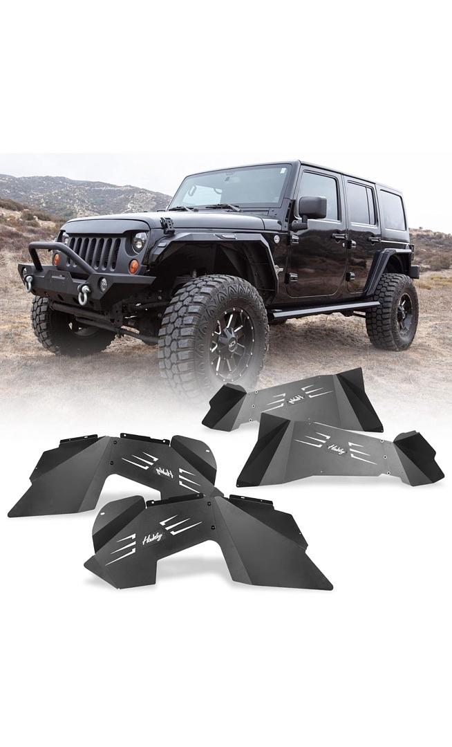 07-18 Jeep Wrangler JK Front & Rear Inner Fender Liner