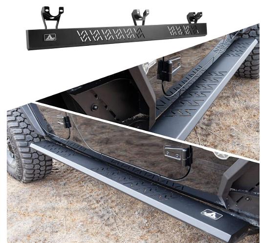 07-17 Jeep Wrangler JK Powder Coated Side Step Running Boards