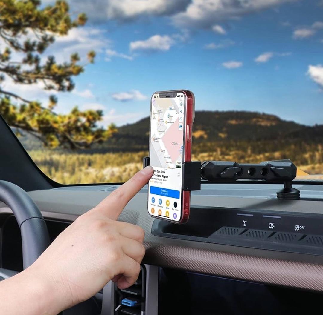 Dash phone mount holder for Ford Bronco Acessories 21-24 2dr & 4dr