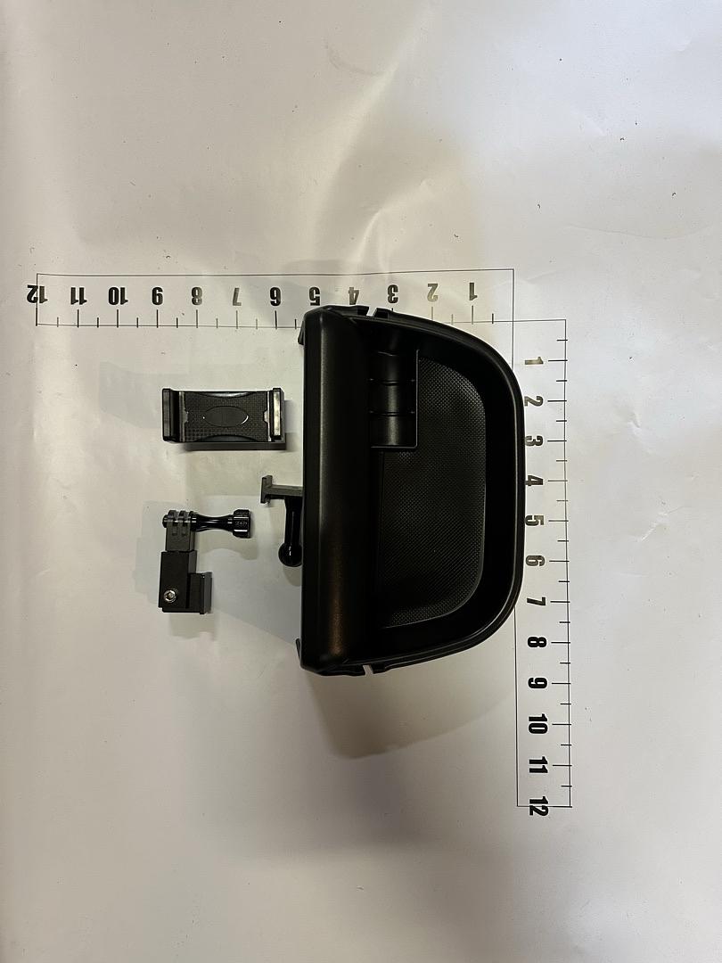 Dash cell phone mount holder for 21-24 New Ford Bronco sport interior accessories and GoPro camara center console organizer storage trey